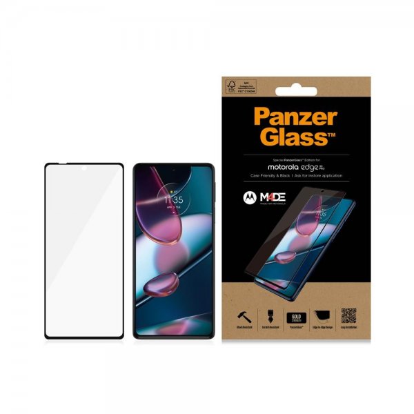 PanzerGlass Motorola edge 30 pro Skjermbeskytter Case Friendly