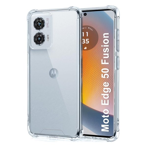 Motorola Edge 50 Fusion Deksel Støtsikker Transparent