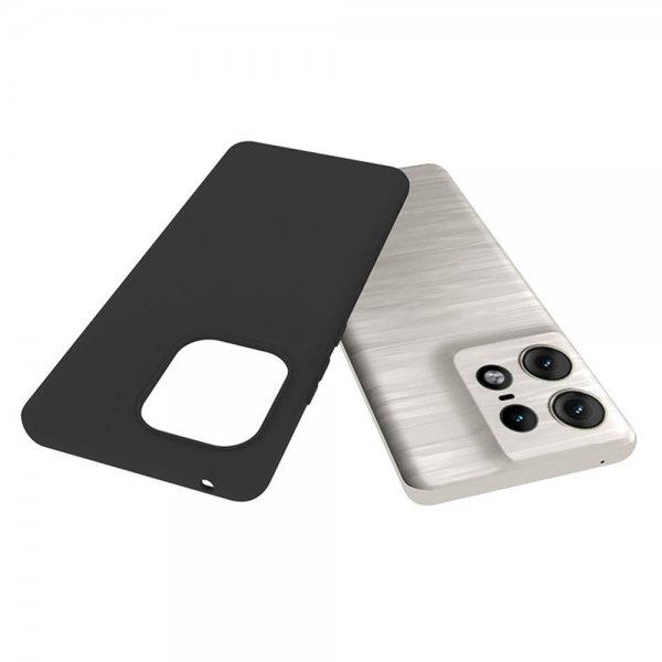 Motorola Edge 50 Pro Deksel Myk plast Svart
