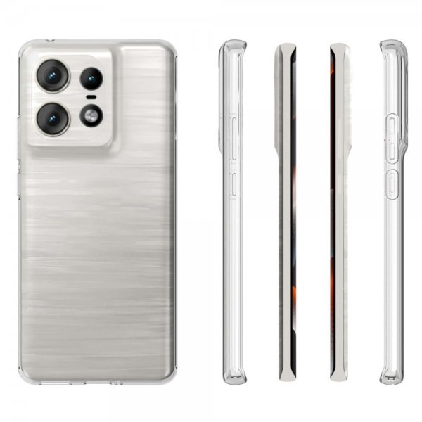 Motorola Edge 50 Pro Deksel Myk plast Transparent
