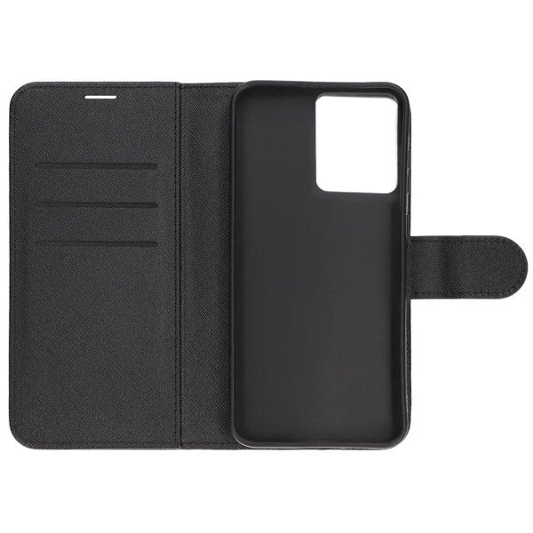 Motorola Moto G04 Etui med Stativ Svart