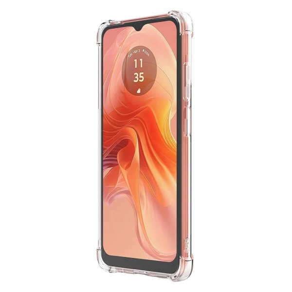 Motorola Moto G04/Moto E14 Deksel Støtsikker Transparent