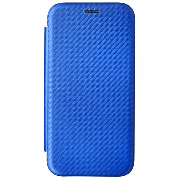 Motorola moto g200 5G Etui Karbonfibertekstur Blå