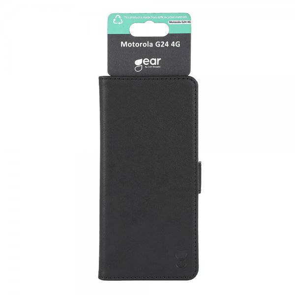 Gear Motorola Moto G24 Power Etui 3 Kortlomme Svart