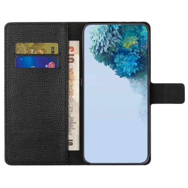 Motorola Moto G54 Etui Litchi Svart