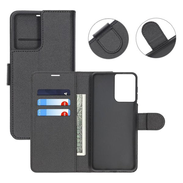 Motorola Moto G55 5G Etui med Stativ Svart