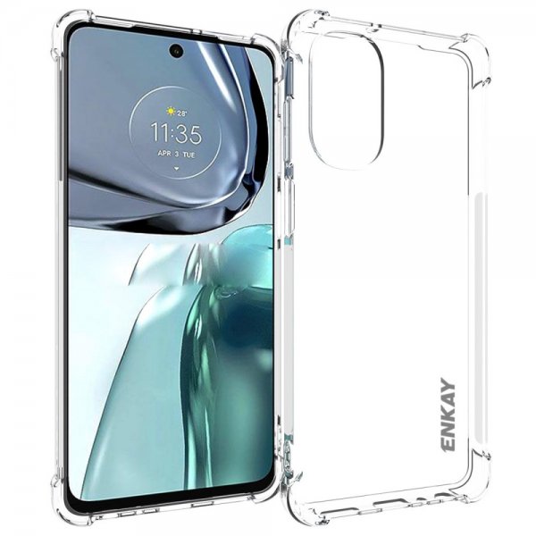 ENKAY Motorola Moto G62 5G Deksel Transparent TPU Klar