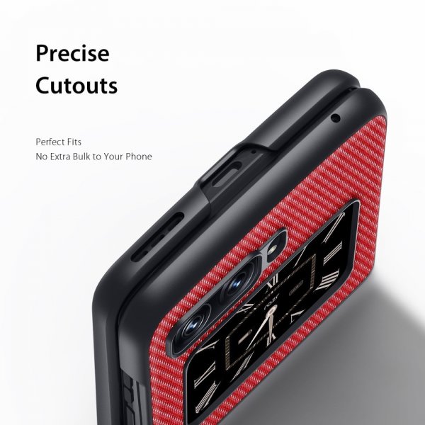 Dux Ducis Motorola Razr 2022 5G Deksel FINO Series Rød