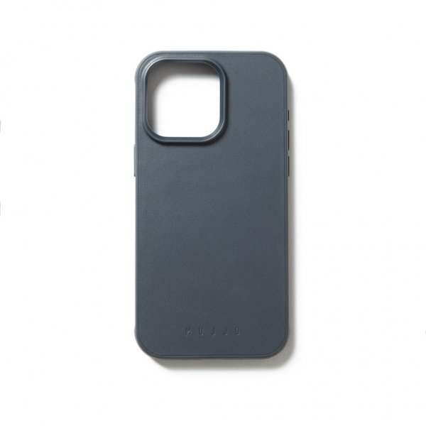 Mujjo iPhone 15 Pro Max Deksel Shield Case Steel Blue