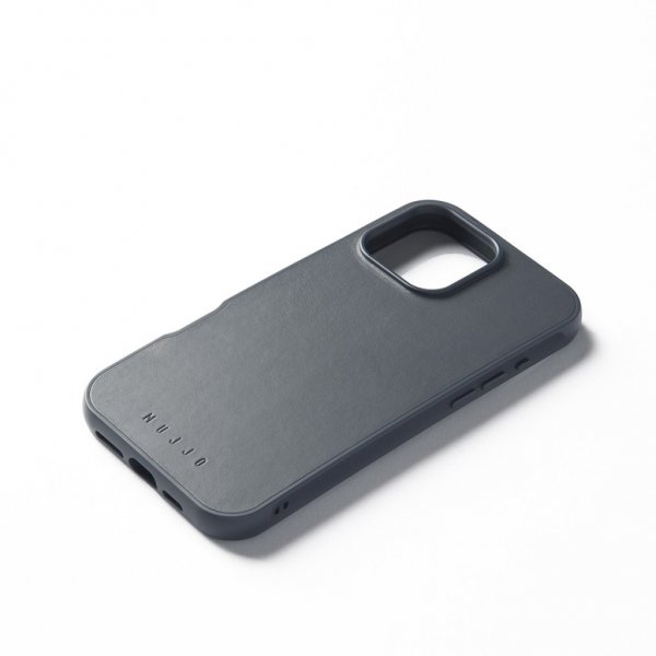 Mujjo iPhone 16 Pro Max Deksel Shield Case Steel Blue