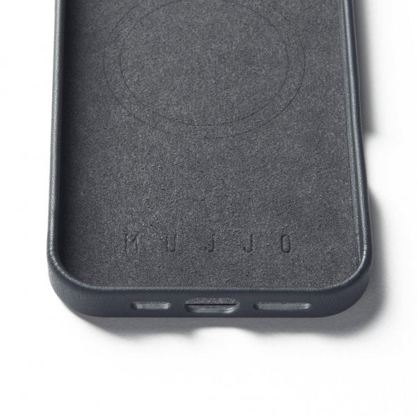 Mujjo iPhone 16 Pro Max Deksel Maiz Case Steel Blue
