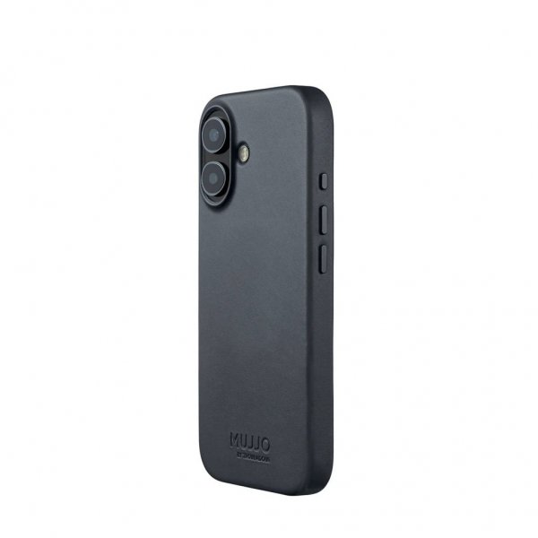 Mujjo iPhone 17 Deksel Full Leather Case MagSafe Basalt