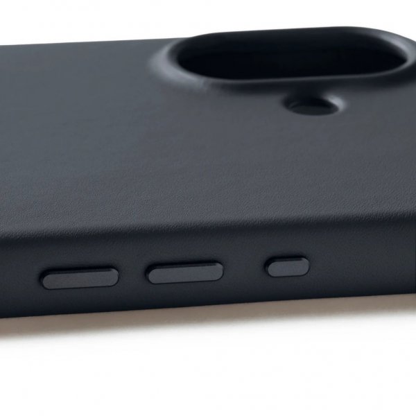 Mujjo iPhone 17 Deksel Full Leather Case MagSafe Basalt