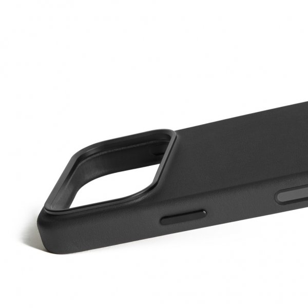 Mujjo iPhone 17 Pro Deksel Full Leather Case MagSafe Svart