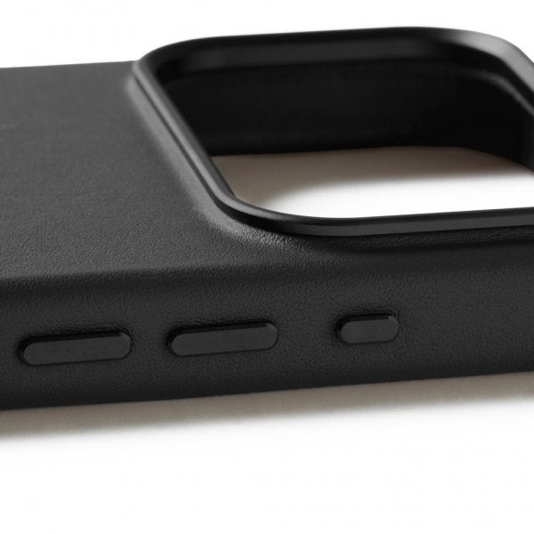 Mujjo iPhone 17 Pro Deksel Full Leather Case MagSafe Svart