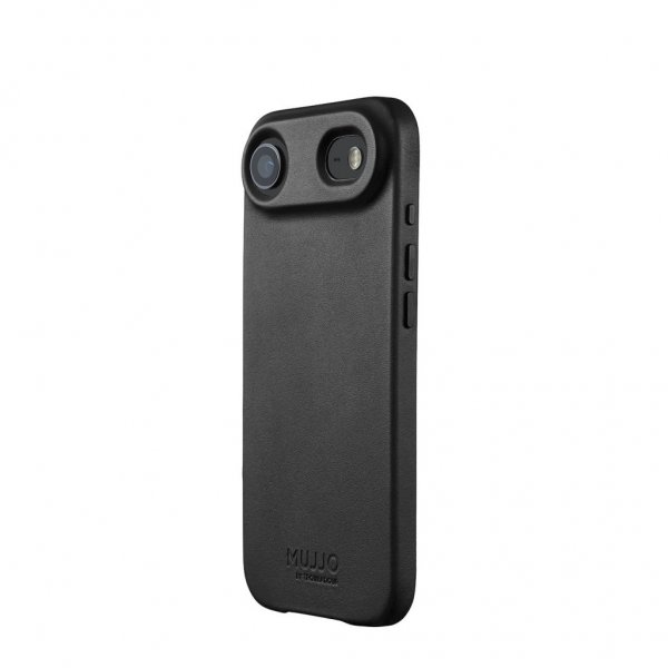 Mujjo iPhone Air Deksel Full Leather Case MagSafe Svart