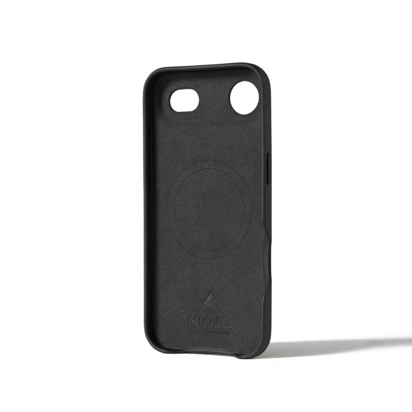 Mujjo iPhone Air Deksel Full Leather Case MagSafe Svart