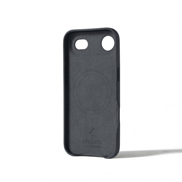 Mujjo iPhone Air Deksel Full Leather Case MagSafe Basalt