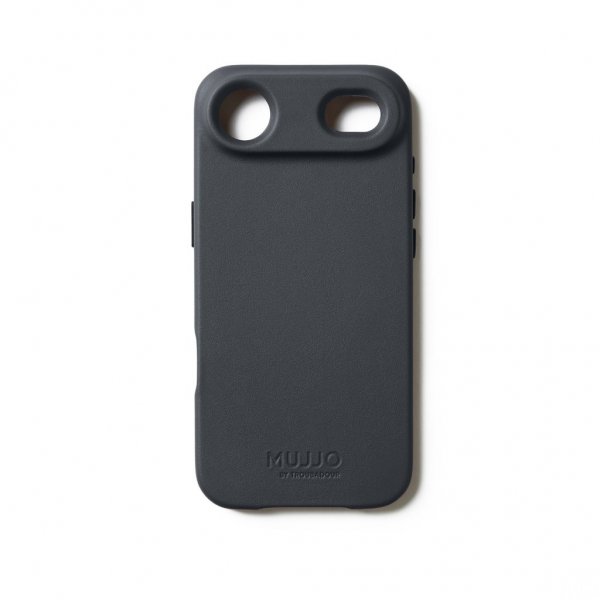 Mujjo iPhone Air Deksel Full Leather Case MagSafe Basalt
