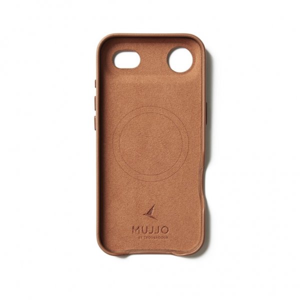 Mujjo iPhone Air Deksel Full Leather Case MagSafe Tan