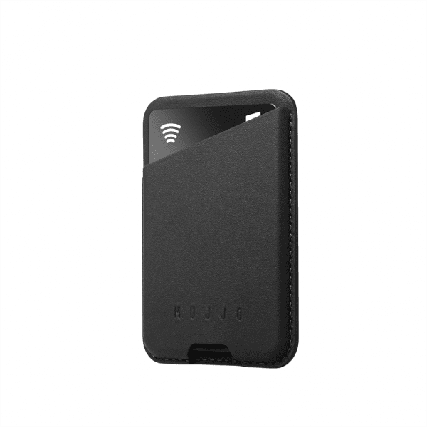 Mujjo Kortholder Full Leather Magnetic Wallet Svart