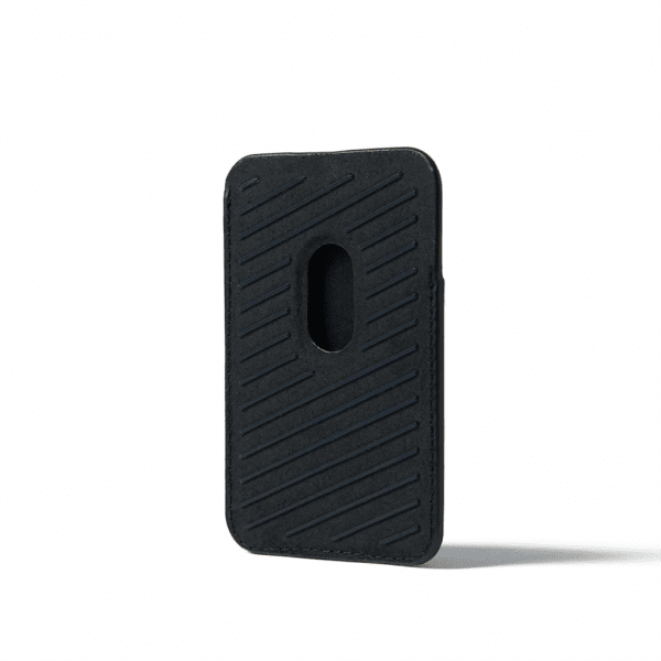 Mujjo Kortholder Full Leather Magnetic Wallet Svart