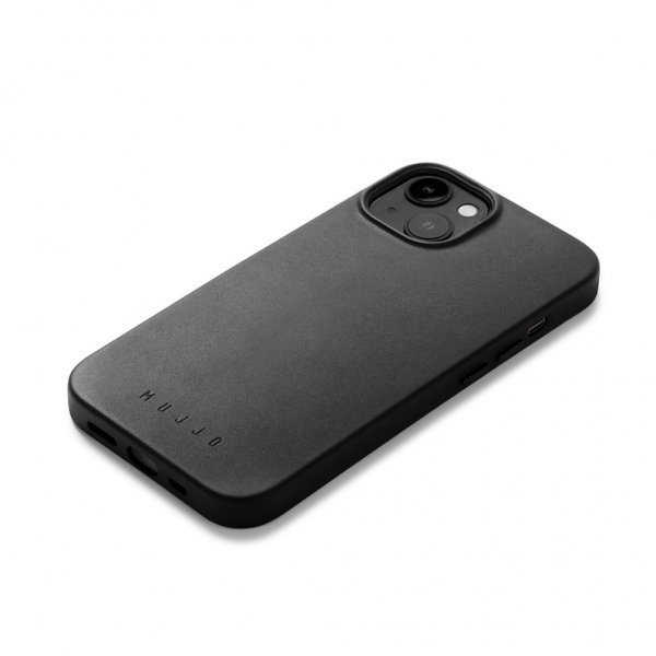 Mujjo iPhone 14 Deksel Full Leather Case MagSafe Tan