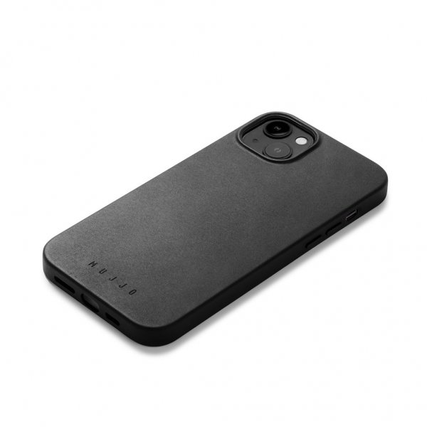 Mujjo iPhone 14 Plus Deksel Full Leather Case MagSafe Monaco Blue