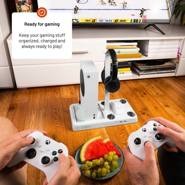 Fixed Multifunctional Docking Station Xbox Series X/Series S Hvit