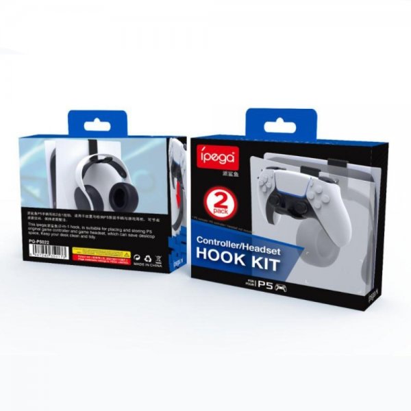 Ipega Multifunksjons Sidehenger for PlayStation 5 2 pakning