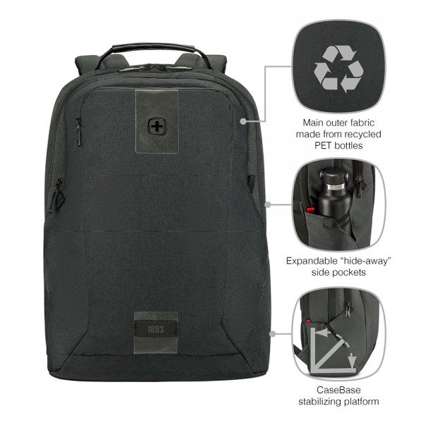 Wenger MX ECO Professional 16" Dataryggsekk Svart
