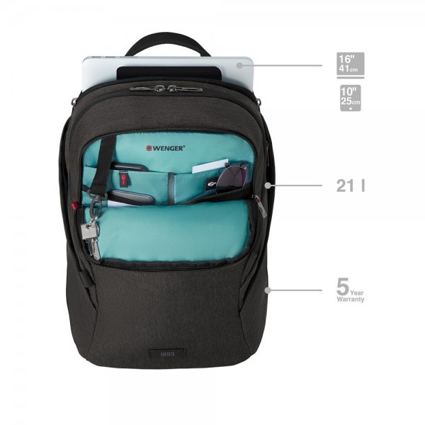 Wenger MX Light 16" Dataryggsekk Grå