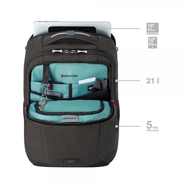 Wenger MX Professional 16" Dataryggsekk Grå