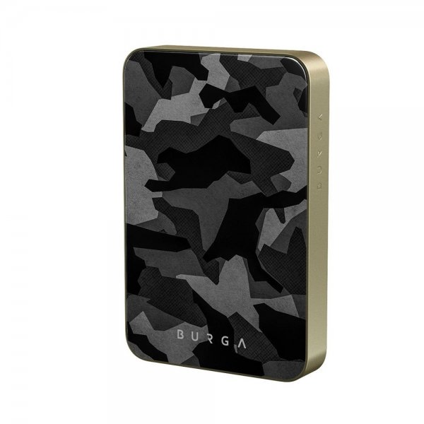 Burga Powerbank MagSafe 5000 mAh Night Black Camo Gold