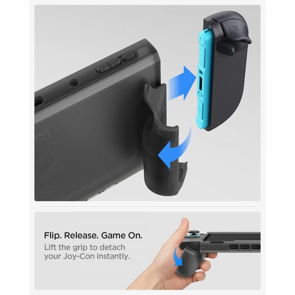 Spigen Nintendo Switch 2 Deksel Ultra Hybrid Frost Black