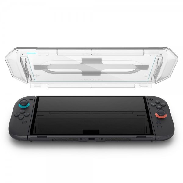 Spigen Nintendo Switch 2 Skjermbeskytter GLAS.tR EZ Fit 2-pakning