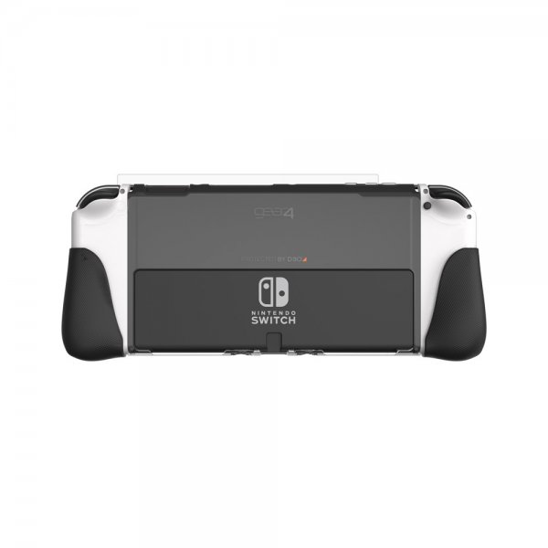 Gear4 Nintendo Switch OLED Deksel Skjermbeskytter Kita Grip 360 Clear