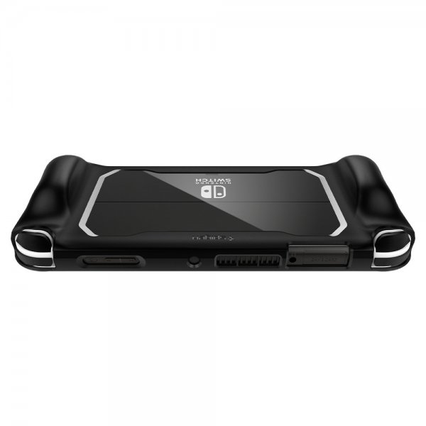 Spigen Nintendo Switch OLED Deksel Rugged Armor Matte Black