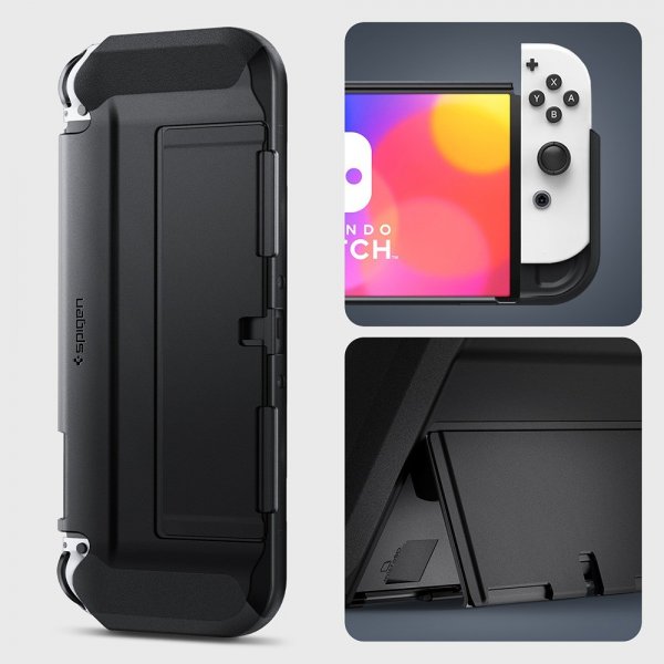 Spigen Nintendo Switch OLED Deksel Thin Fit Svart