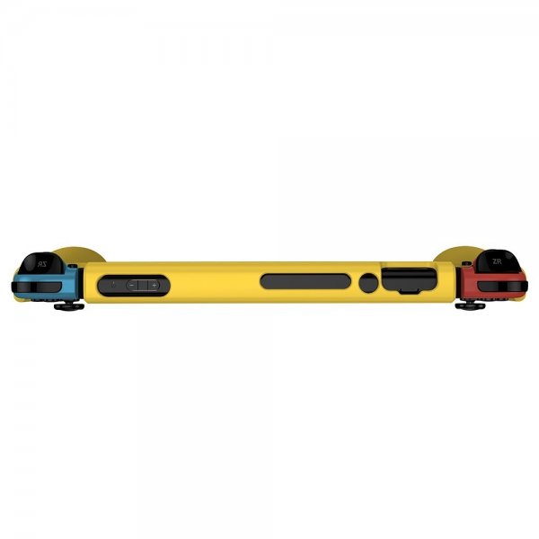 Nintendo Switch etui karbonfiber mønster gul