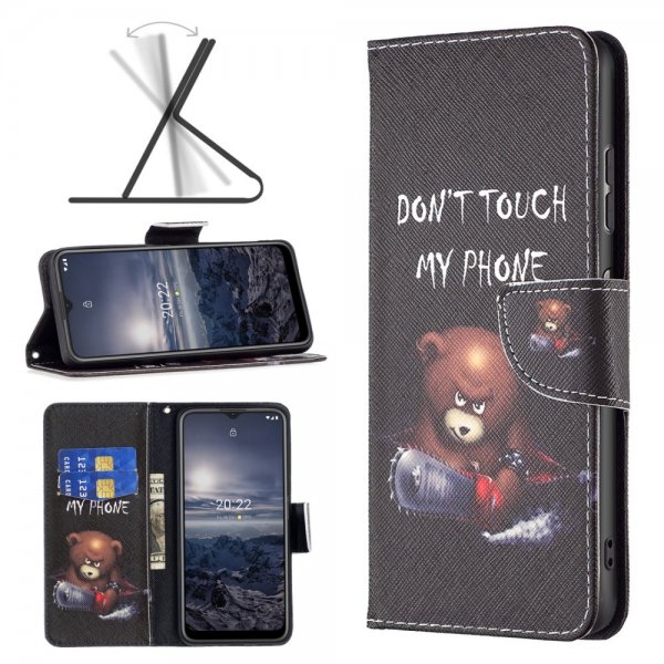 Nokia G11/G21 Etui Motiv Bjørn Motorsag