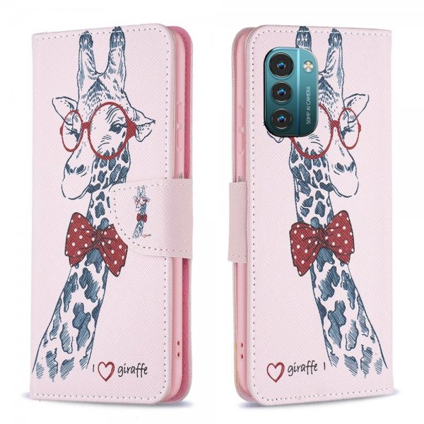 Nokia G11/G21 Etui Motiv Sjiraff