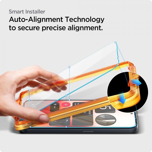 Spigen Nothing Phone (2a) Skjermbeskytter GLAS.tR ALIGNmaster 2-pakning