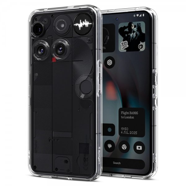 Spigen Nothing Phone 3 Deksel Ultra Hybrid Crystal Clear