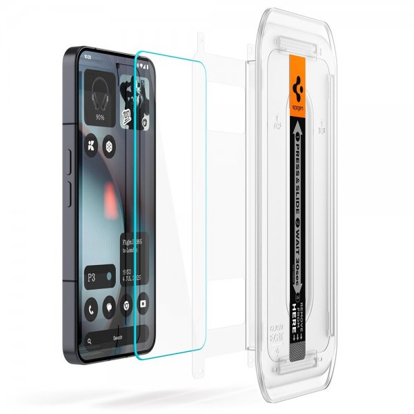 Spigen Nothing Phone 3 Skjermbeskytter GLAS.tR EZ Fit 2-pakning