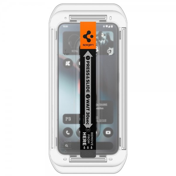 Spigen Nothing Phone 3 Skjermbeskytter GLAS.tR EZ Fit 2-pakning