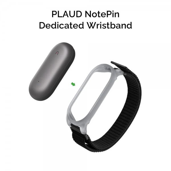 Plaud NotePin armbånd svart