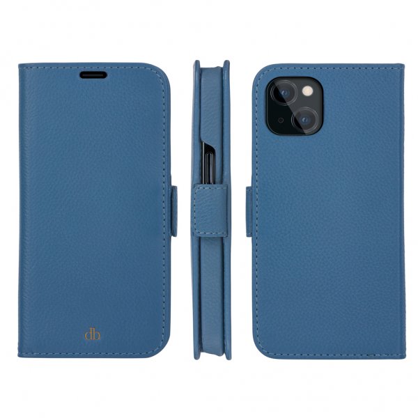 dbramante1928 iPhone 13 Etui New York Avtakbart Deksel Ultra Marine Blue