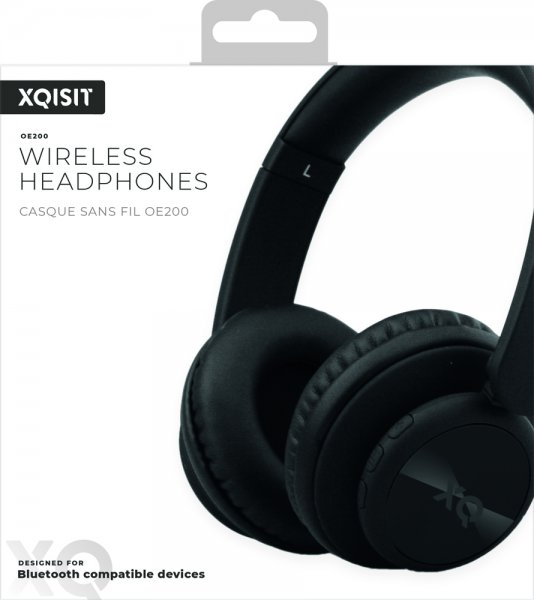 Xqisit On-ear Hodetelefoner oE200 Svart
