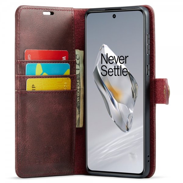 Dg.Ming OnePlus 12 Etui Avtagbart Deksel Rød